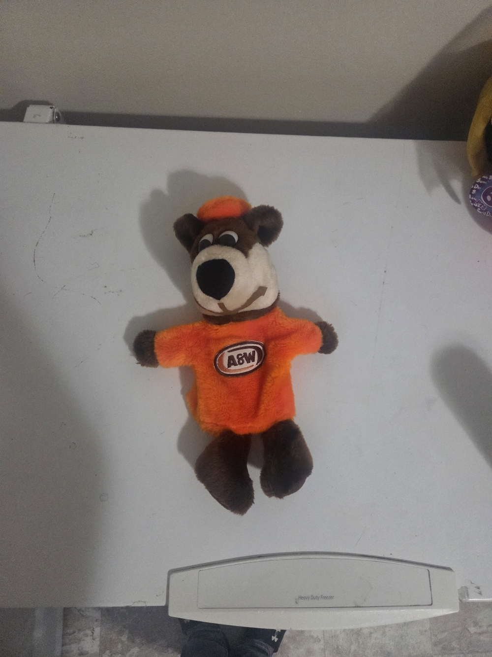 A&W Bear Hand Puppet Plush 12"